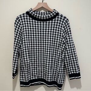 Talbots Women’s Houndstooth Sweater